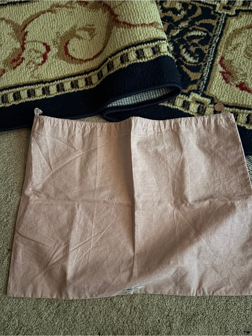 Miu miu Light pink dust bag